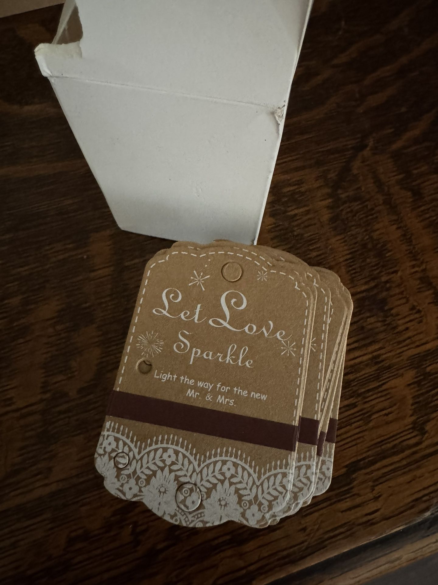 Wedding Sparkler Tags