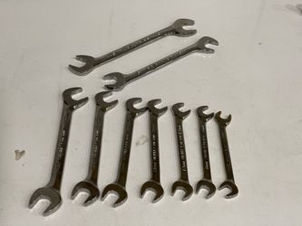 7 pc Metric 30°/60° Flank Drive® Plus Four-Way Angle Open-End Wrench Set (10–18mm)