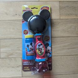 Little Kids Disney Mickey Mouse Light & Sound Musical Bubble Wand + 4 Oz Bubble Solution. Easy to Use. Fun! Ages 3+.
Little Kids Disney Mickey Mouse