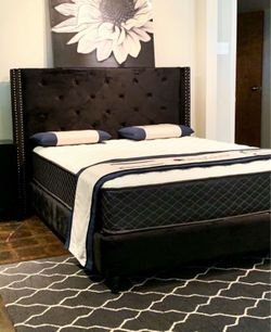 NEW QUEEN AND KING SIZE BED WITH MATTRESS AND FREE DELIVERY ORDER HERE PAY ON DELIVERY