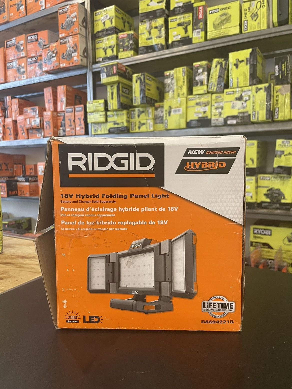 Ridgid 18 Volt Hybrid Gen5X Cordless Folding Panel Light Bare Tool R8694221B  for Sale in Las Vegas, NV OfferUp