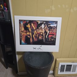 DALI,'METAMORPHOSIS OF NARCISSUS,ART PRINT