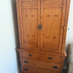 Wood Armoire Cabinet