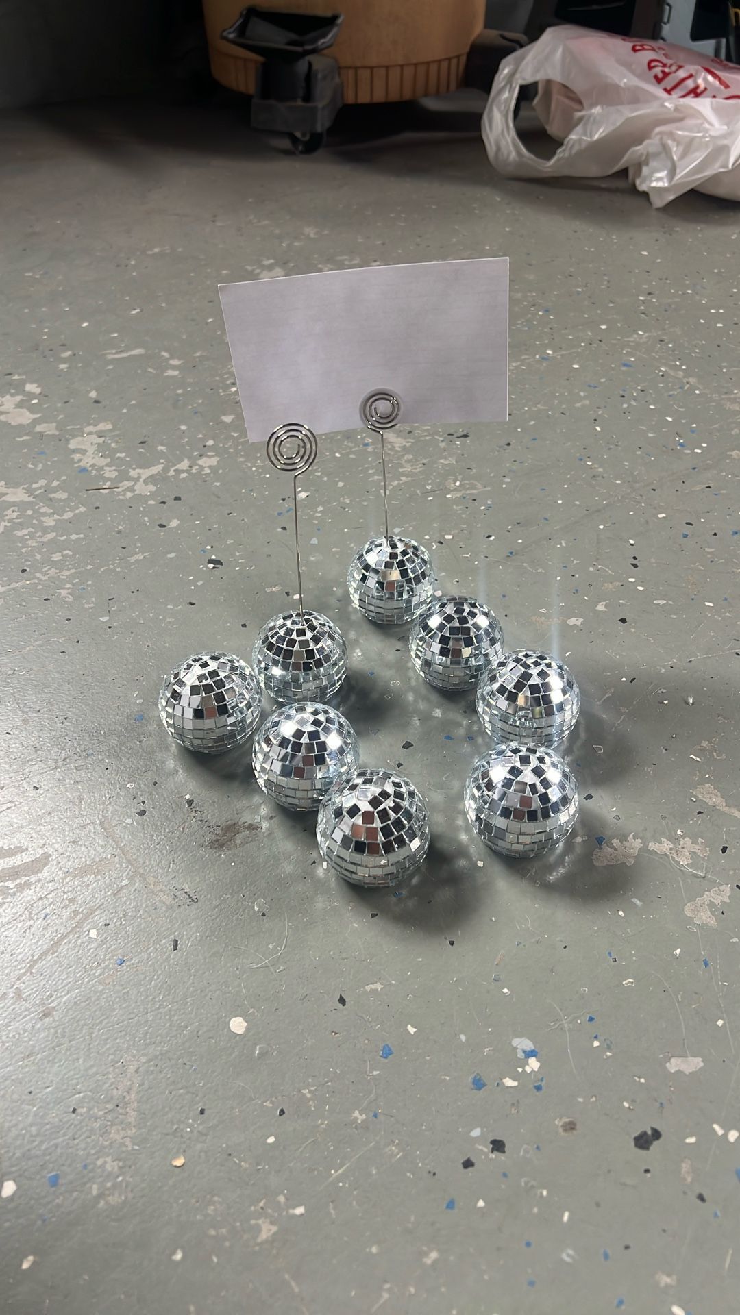 Disco Balls For Party/ Wedding/retail Number/info/details Display