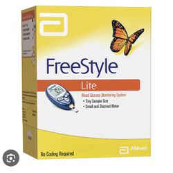 FreeStyle Freedom Lite Blood Glucose Meter With 100 Sticks 