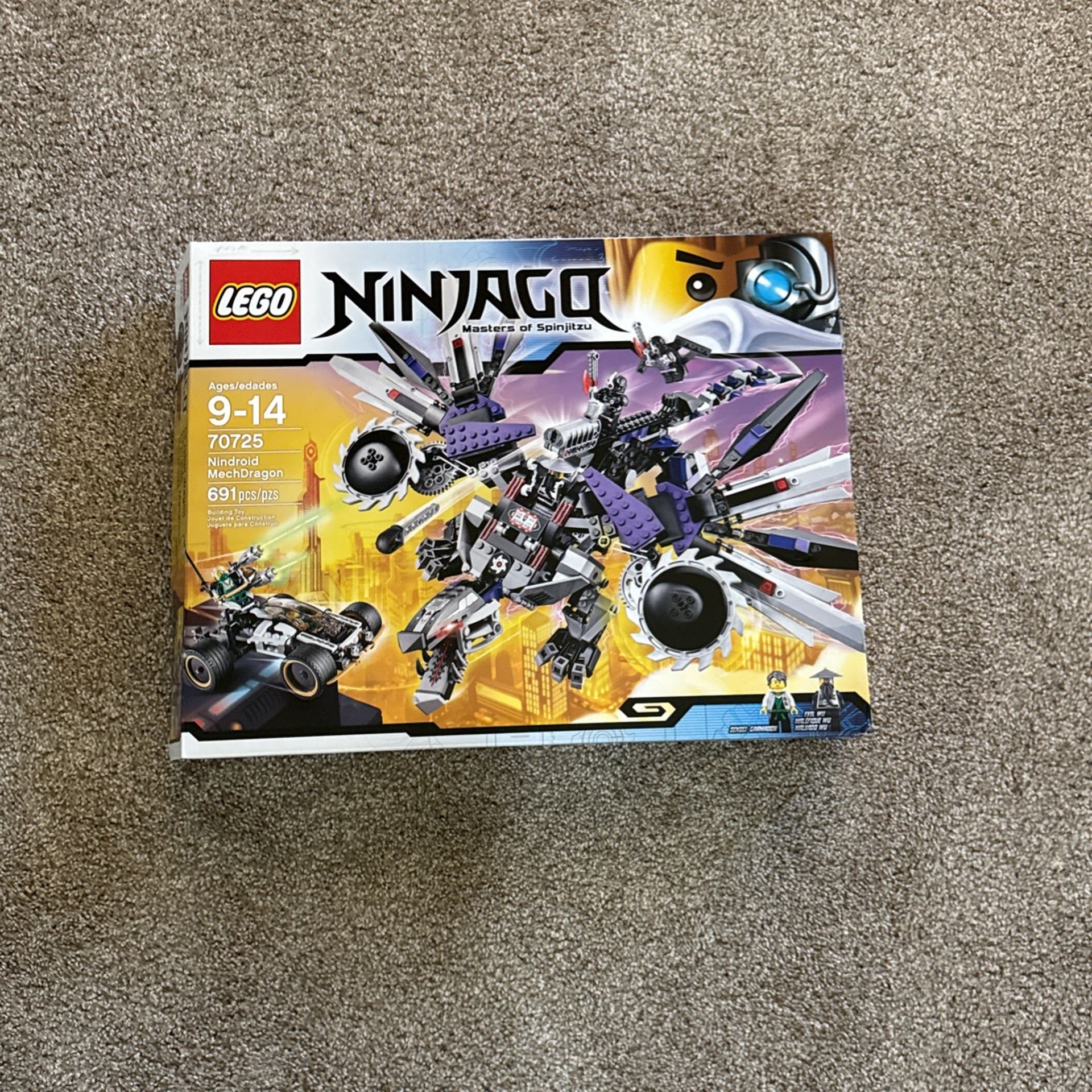 LEGO Ninjago Set 70725 Nindroid Mechdragon COMPLETE USED $90 for