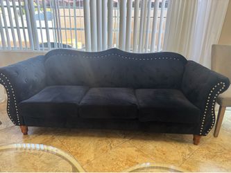 2 piece velvet living room set