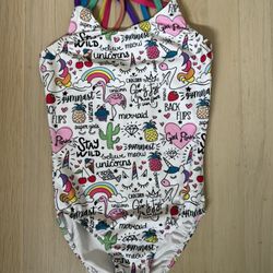 Kids Destira Unicorn Gymnastics Dance Leotard Medium