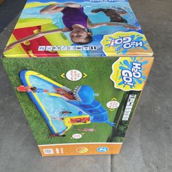 H2OGO! Whales 'N Waves Inflatable Water Park w/ Blower for Kids Ages 5+