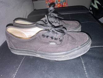 Vans Authentic Black Canvas Sneakers – Women’s 8 / Men’s 6.5