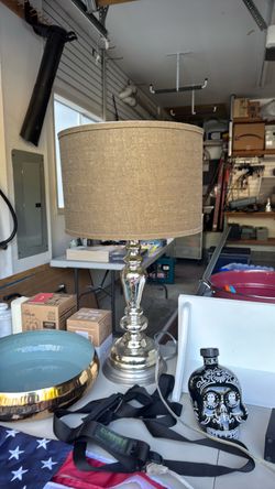 Pottery Barn Leera Mercury Glass Table Lamp