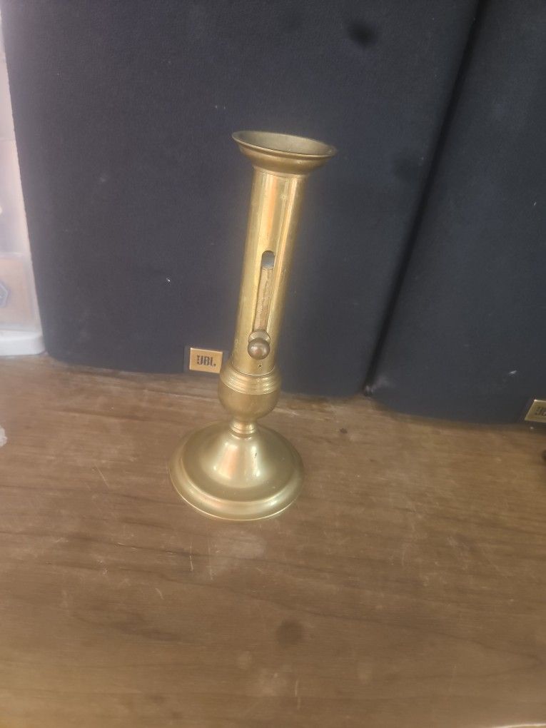 French Vintage Candlestick Brass