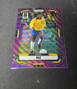2026 FIFA World Cup Prizm Pele Purple Wave /95 #96 Brazil