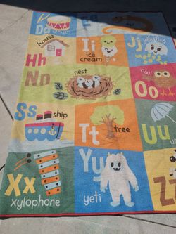 Kids alphabet carpet