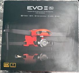 Autel Robotics EVO II Pro 6K Drone – 1” Sensor – 3 Batteries – Hard Case – Accessories