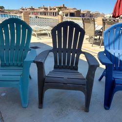 plastic adirondack chairs