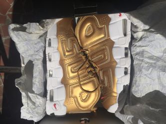 Gold supreme uptempo size 8.5