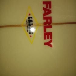 Farley O Neil Surfboard Rainbow  O'fish Fin 8 '