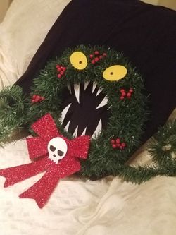 The nightmare before christmas wreath