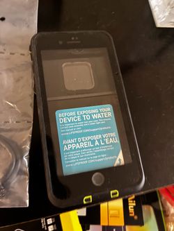 LifeProof FRE Waterproof iPhone Case - Black/Lime