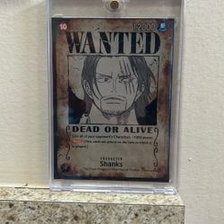 Selling Shanks Wanted Poster Mint
