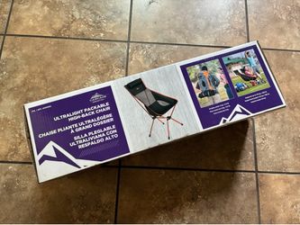 Ultralight Packable High-back Chair