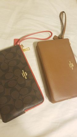 Bcoach wallet w/ strap woman 100% AUTHENTIC