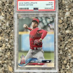 2018 Shohei Ohtani Rookie PSA 10