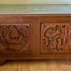 Vintage Hand Carved Chinese Furniture (~late 1960s)