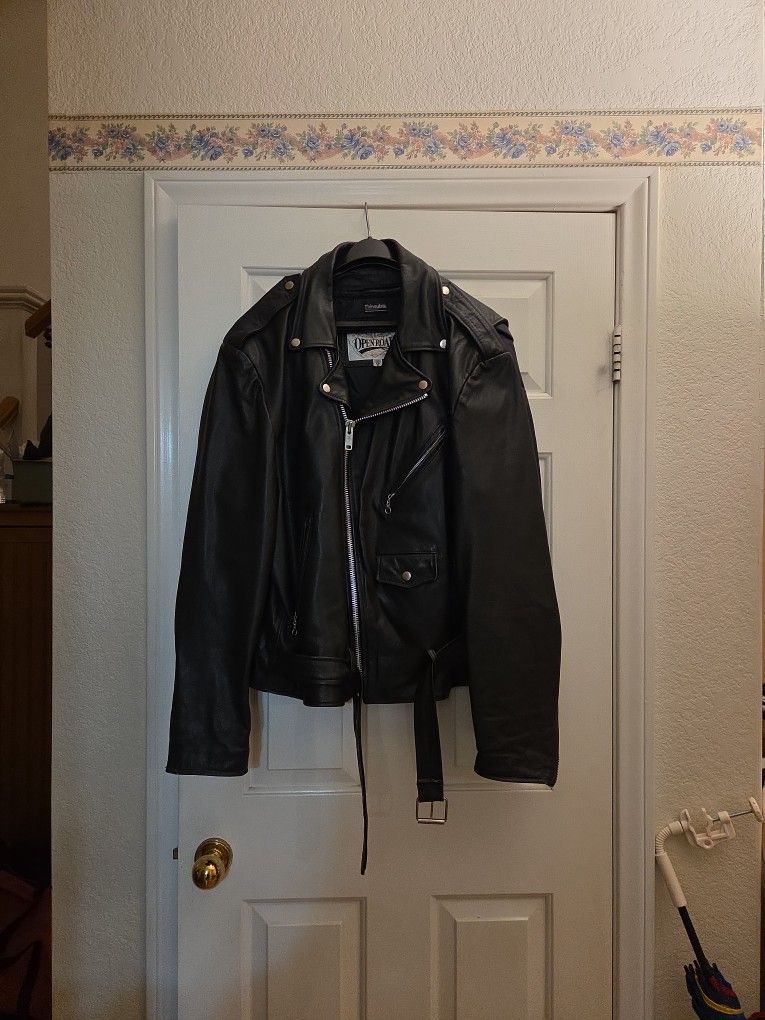 Men's Leather Jacket.