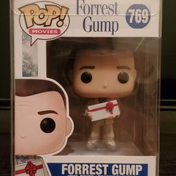 Funko Pop Figure Forrest Gump #769 & Protective Case 