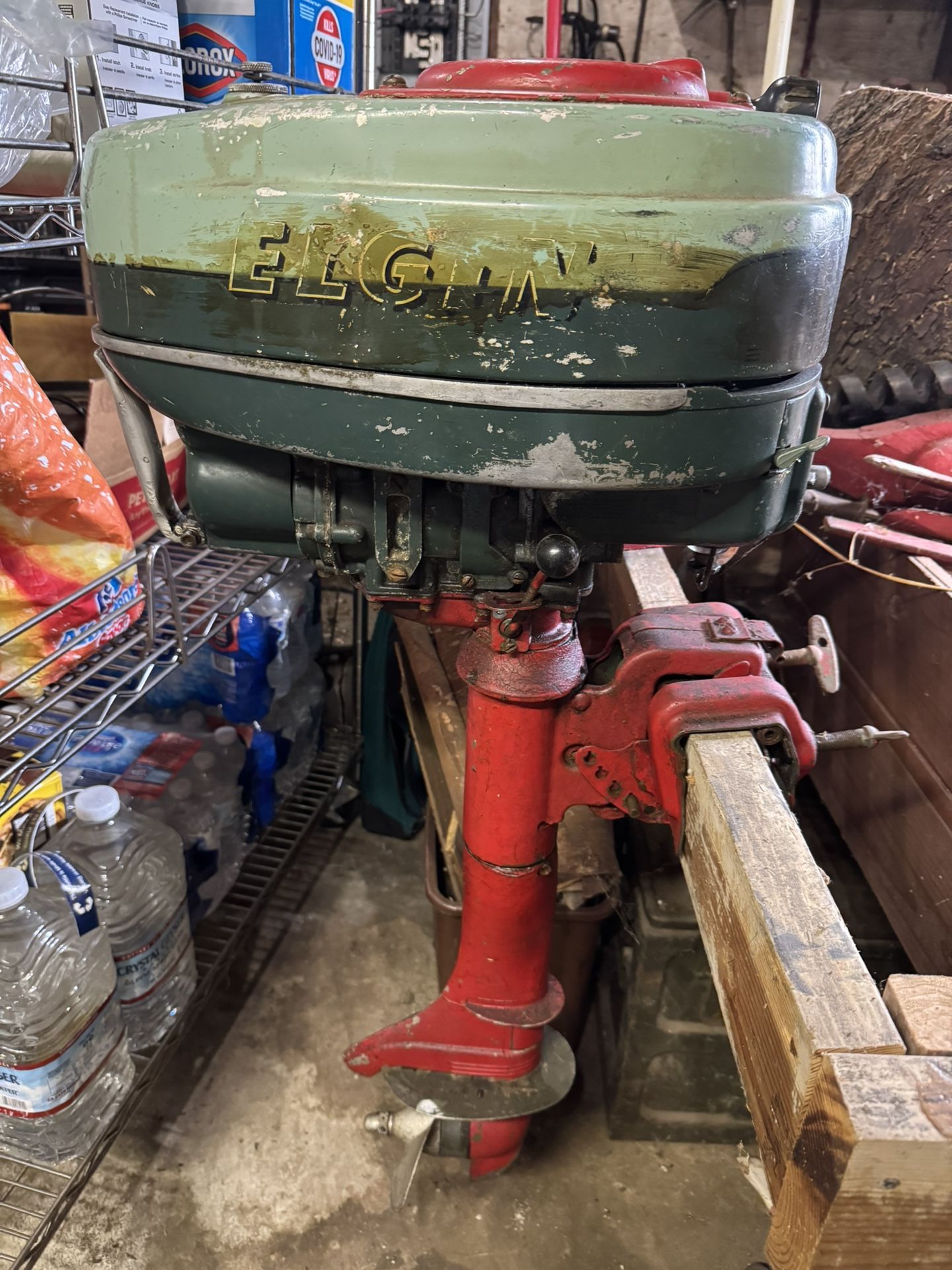 Vintage Elgin 7.5 HP Outboard Motor