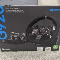 Logitech G920 Racing Wheel, Pedals, and Shifter