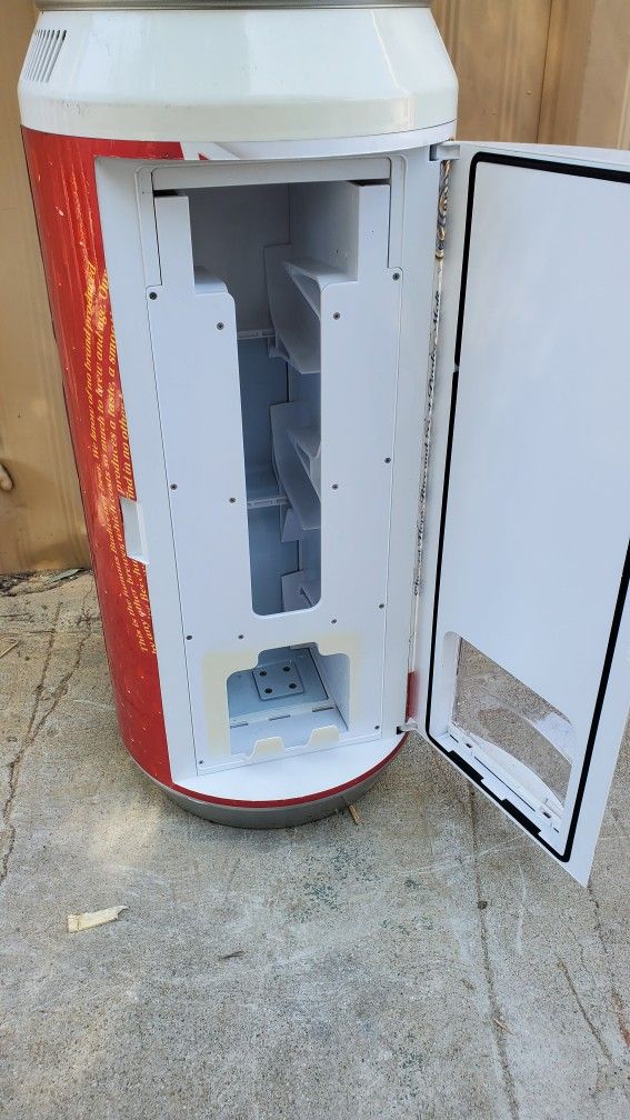 BUDWEISER REFRIGERATOR BEER CAN DISPENSER FRIDGE MAN CAVE COOLER