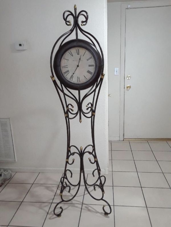 Beautiful Standing Wrought Iron Clock for Sale in Henderson, NV OfferUp