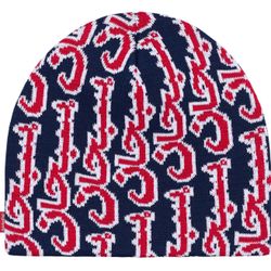 Supreme FW25 Arabic Logo Jacquard Unisex Beanie Navy