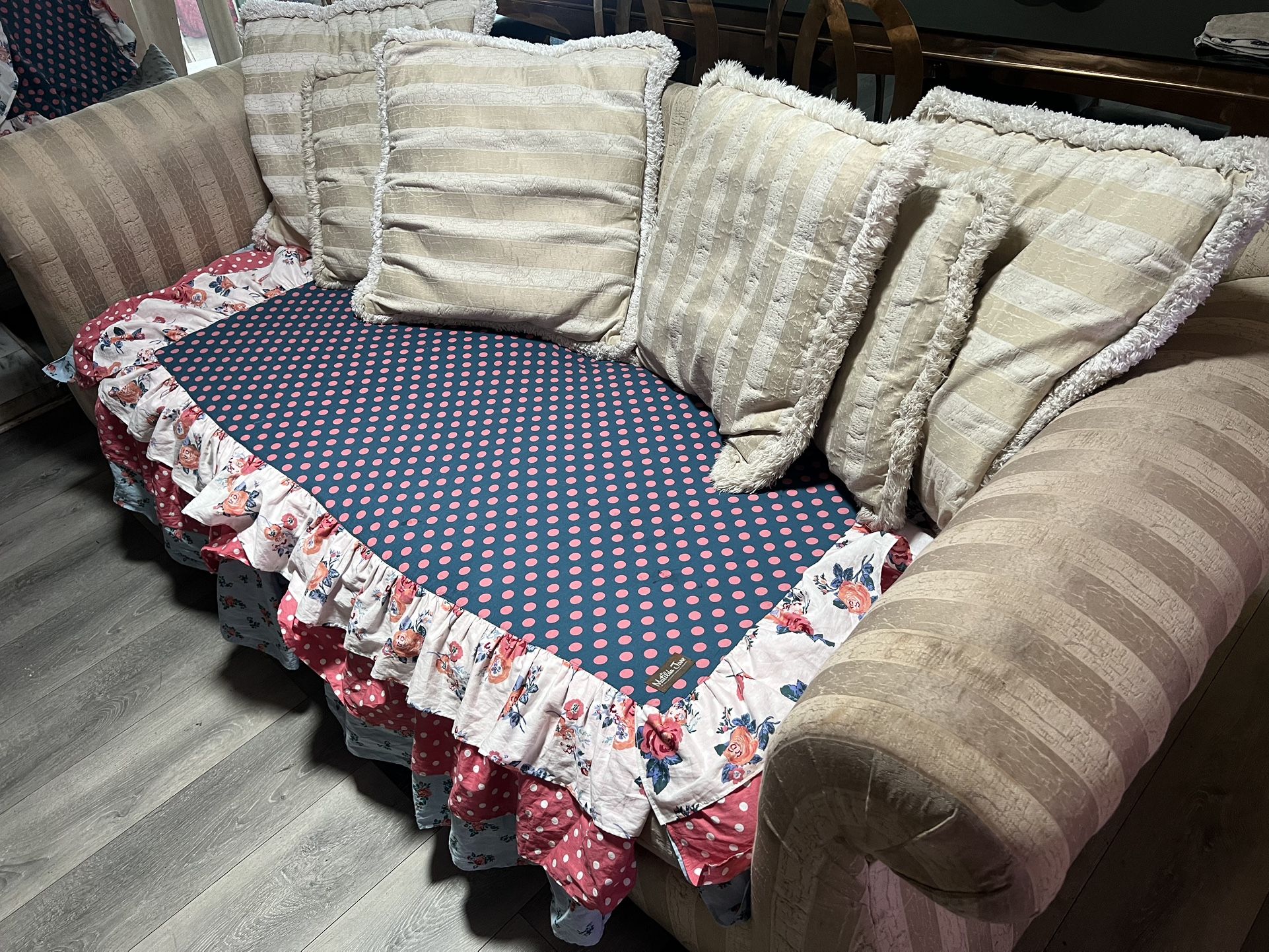 Ashley Furniture sofa set with two couches: