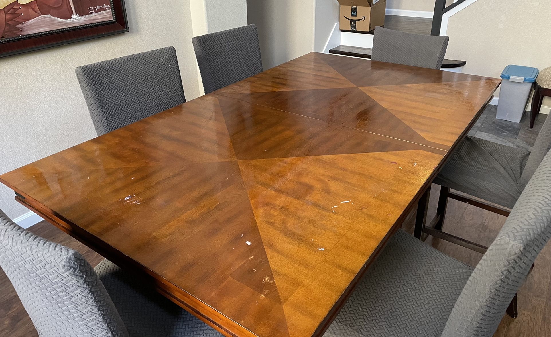 Kitchen Table W/6 Chairs