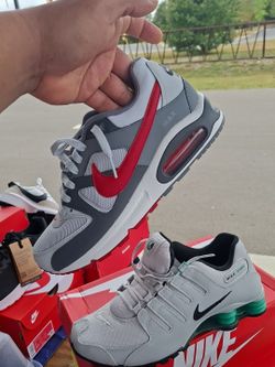 Nike Air Max Command Sneakers Grey Red