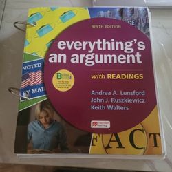 Everything's An Argument 9th Edition