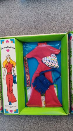 Vintage Hasbro the world of love Belted jumpsuit 4462 doll clothes