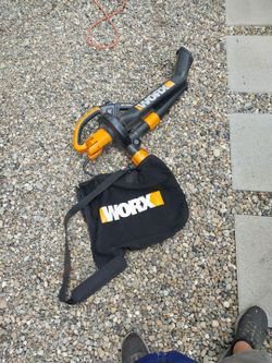 WORX Blower Vaccum shedder combination