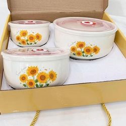 Set of 3 ceramic set