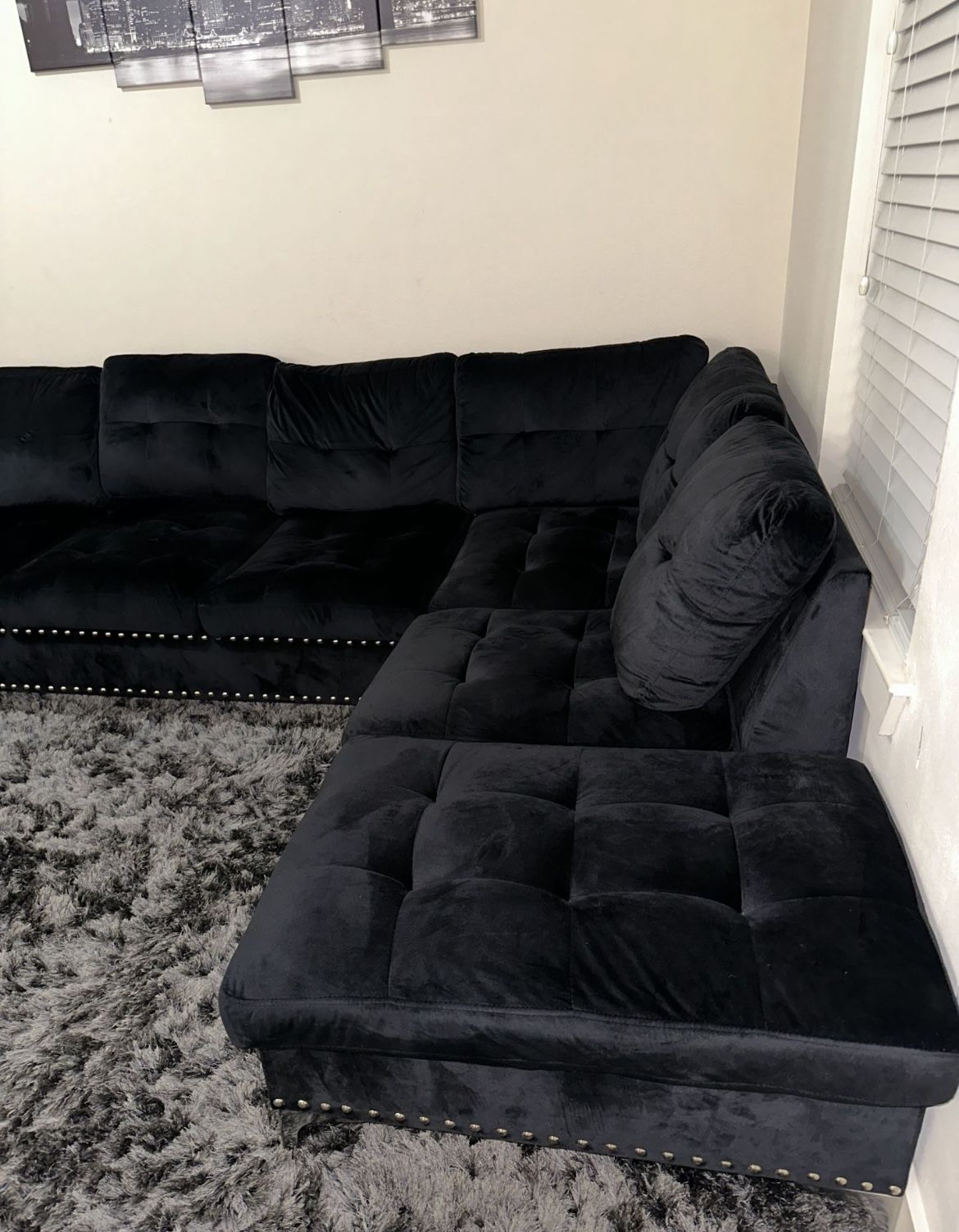 Velvet Sectional