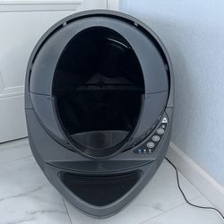Whisker Litter-Robot 3 Connect - WiFi Enabled Automatic Self-Cleaning Cat Litter Box, Gray