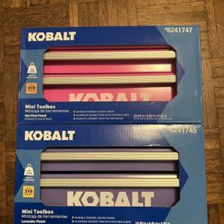 Kobalt Mini Toolbox lot of 2 Lavender and Hot  Pink 1 of each Pickup in Beverly 