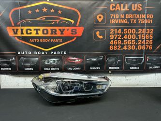 BMW X2 RH HEADLIGHT 2018-2022 (complete) OEM