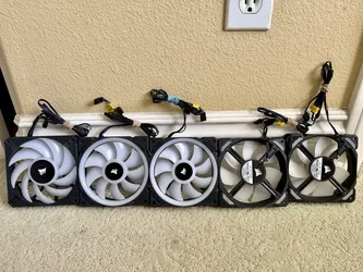 Corsair Fans 5x Black 120mm RGB 1 AF Elite, 2 RWF0022, 2 31-004896