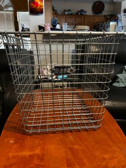Vintage Metal Wire Basket Small