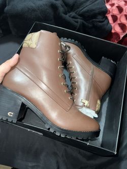 Coach Leather Boots